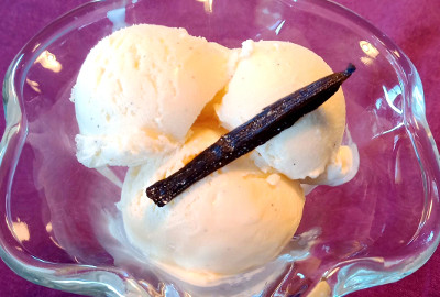 vanilla egg custard gelato