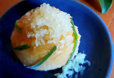 vegan sicilian mango sorbet